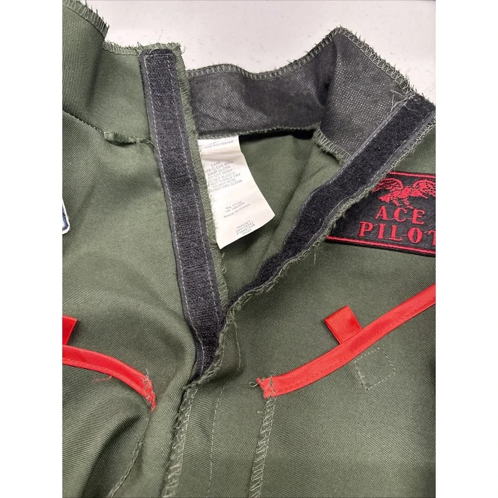 Hyde & Eek! Kids Ace Fighter Pilot Jumpsuit Size Medium Costume Creative Play